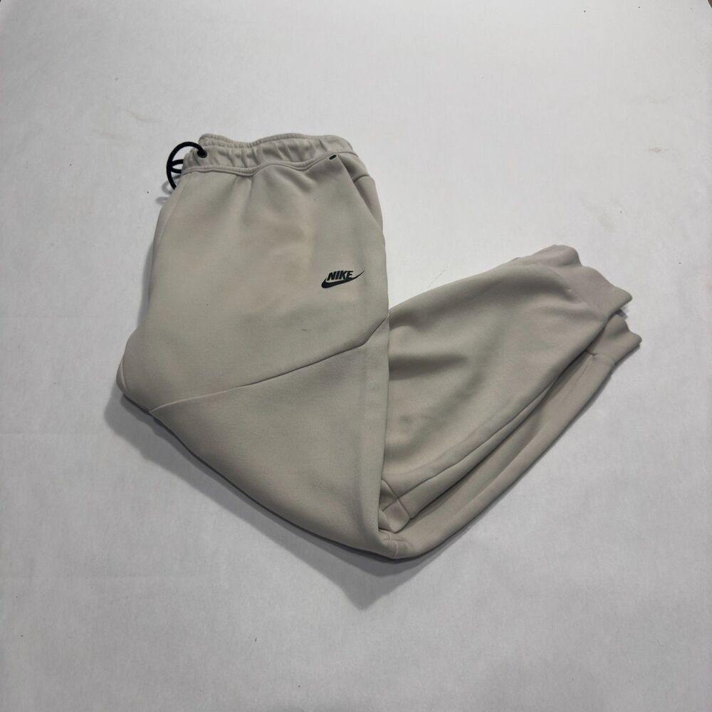 Nike Tech Fleece Joggers ‘Beige/Black’ Size Large
